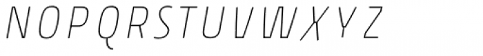 Rockeby Condensed Inside Two Italic Font LOWERCASE