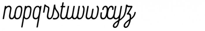 Rockeby Script One Bold Font LOWERCASE