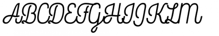Rockeby Script Two Bold Font UPPERCASE