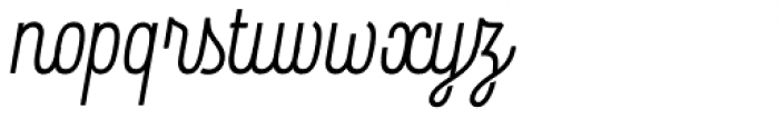 Rockeby Script Two Bold Font LOWERCASE