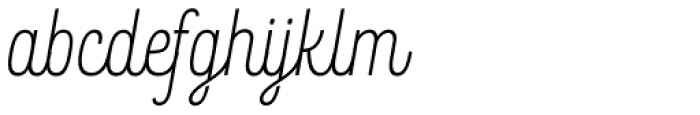 Rockeby Script Two Regular Font LOWERCASE