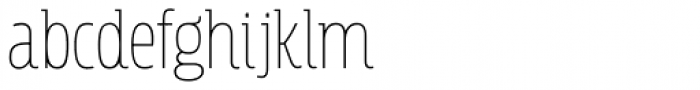 Rockeby Semi Serif Light Font LOWERCASE
