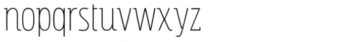 Rockeby Semi Serif Light Font LOWERCASE