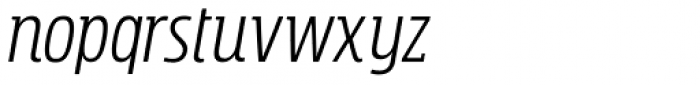 Rockeby Semi Serif Regular Italic Font LOWERCASE