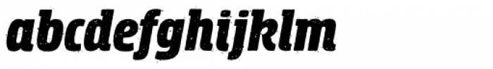 Rockeby Semi Serif Rough Black Italic Font LOWERCASE