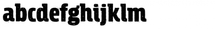 Rockeby Semi Serif Rough Black Font LOWERCASE