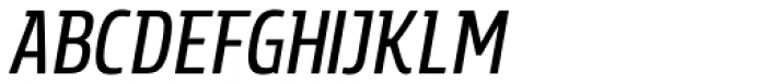 Rockeby Semi Serif Semi Bold Italic Font UPPERCASE