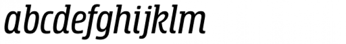 Rockeby Semi Serif Semi Bold Italic Font LOWERCASE