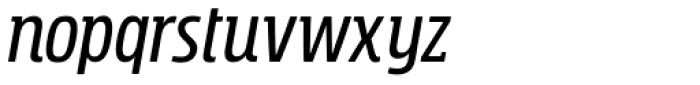 Rockeby Semi Serif Semi Bold Italic Font LOWERCASE