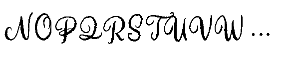 Rocker mintsed Font UPPERCASE