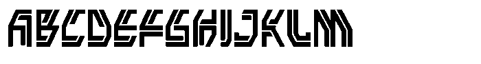 Rocket Core Font UPPERCASE