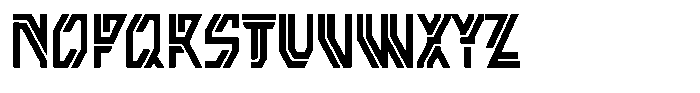 Rocket Core Font UPPERCASE