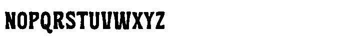 Rocket Thunder Regular Font LOWERCASE