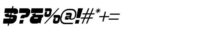 Rocket Track Italic Font OTHER CHARS
