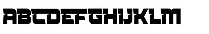 Rocket Track Regular Font UPPERCASE