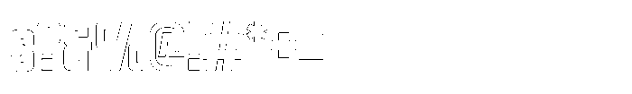 Rockets UM Rockets Outline Font OTHER CHARS