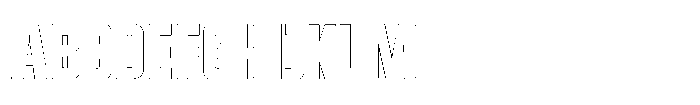 Rockets UM Rockets Outline Font UPPERCASE