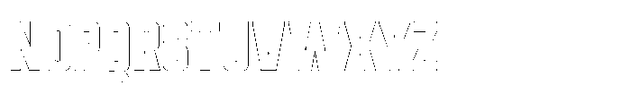 Rockets UM Rockets Outline Font UPPERCASE