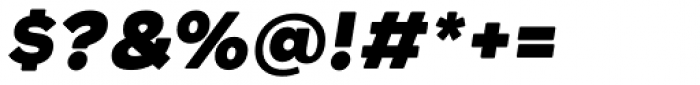 Rockford Sans Heavy Italic Font OTHER CHARS