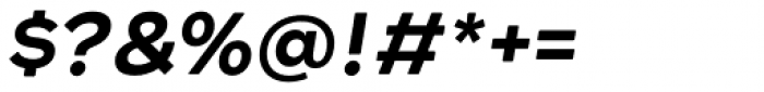 Rockford Sans Medium Italic Font OTHER CHARS