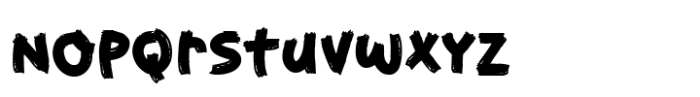 Rockjeans Font LOWERCASE
