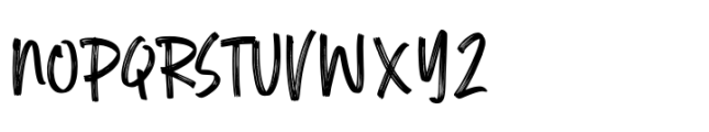 Rocklist Brush Font UPPERCASE