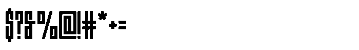 Rockmaze Regular Font OTHER CHARS