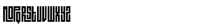 Rockmaze Regular Font LOWERCASE