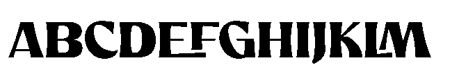 Rockold Regular Font UPPERCASE
