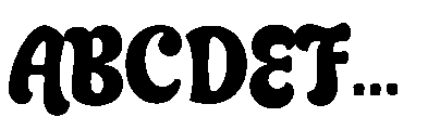 Rockout Font UPPERCASE