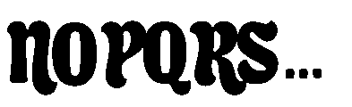 Rockout Font UPPERCASE