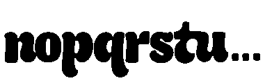 Rockout Font LOWERCASE