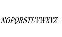Rocksane Display Oblique Font LOWERCASE