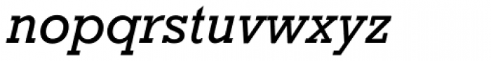 Rockwell Italic Font LOWERCASE