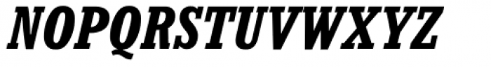 Rockwell Nova Condensed Bold Italic Font UPPERCASE