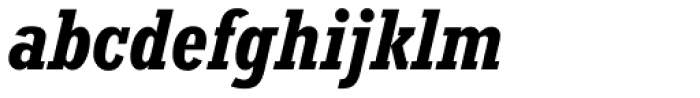 Rockwell Nova Condensed Bold Italic Font LOWERCASE