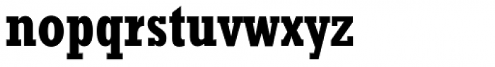 Rockwell Nova Condensed Bold Font LOWERCASE
