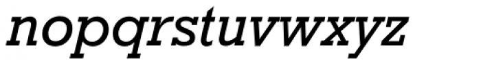 Rockwell Nova Italic Font LOWERCASE