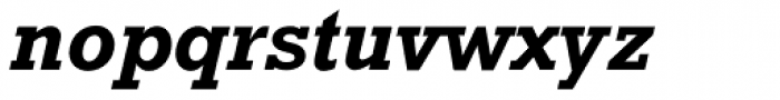 Rockwell Std Bold Italic Font LOWERCASE