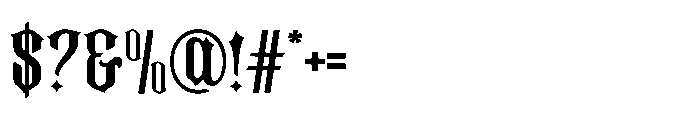 Rocky Past Regular Font OTHER CHARS