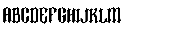 Rocky Past Regular Font UPPERCASE