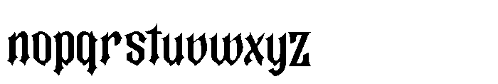Rocky Past Regular Font LOWERCASE
