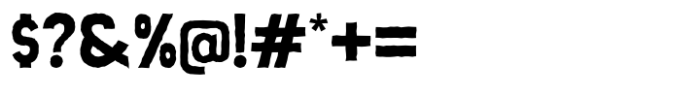 Rockytter Rough Font OTHER CHARS