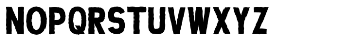 Rockytter Rough Font UPPERCASE
