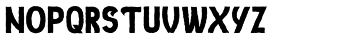 Rockytter Rough Font LOWERCASE