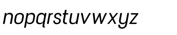 Roclette Pro Normal Italic Font LOWERCASE