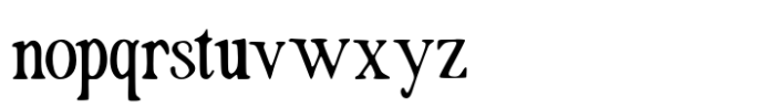 Roctaria Font LOWERCASE