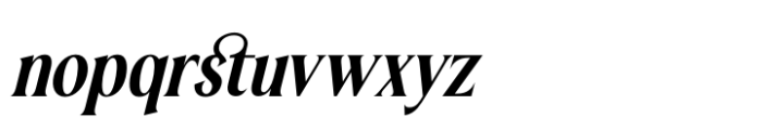 Rodagile Italic Font LOWERCASE