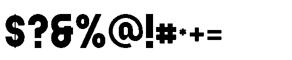 Roddo Regular Font OTHER CHARS