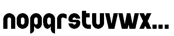 Roddo Regular Font LOWERCASE